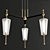 Elegant Toscana LED Chandelier Collection 3D model small image 3