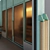 Matte Green Aluminum Panel Doors 3D model small image 2