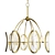 Sleek Hudson Valley Chandelier 3D model small image 1