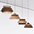  Geometric Wood Pendant Lamps 3D model small image 4