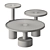 Elegant Pilar Concrete Vase Pioneered by Baxter 3D model small image 5