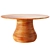 Salamina Rattan Wrapped Dining Table 3D model small image 1