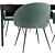 Modern Dining Set: Courchevel Chair and Aska Table 3D model small image 4