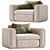 Elegant Ludovica Mascheroni Armchair 3D model small image 1