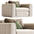 Elegant Ludovica Mascheroni Armchair 3D model small image 3