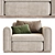 Elegant Ludovica Mascheroni Armchair 3D model small image 4