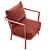 Flexform Camargue Outdoor Armchair 3D model small image 6