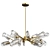 Arteriors Javier Chandelier: Modern Elegance 3D model small image 1