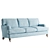  Stylish 3-Seater Sofa Model 3D model small image 2