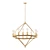 Elegant Burnished Brass Pendant Lighting 3D model small image 1