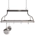 Ceiling Mounted Pot Rack Hanger 3D model small image 1