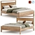 Modern Fulton Bed Collection in Multiple Formats 3D model small image 1