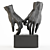 Contemporary Hand Sculpture Decor Piece 3D model small image 1