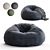 Bean Bag Chair with Throw 3D model small image 1