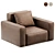 Modern Arflex Armchair Design 3D model small image 1