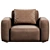 Modern Arflex Armchair Design 3D model small image 2