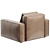 Modern Arflex Armchair Design 3D model small image 4