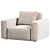 Modern Arflex Armchair Design 3D model small image 6