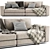 Contemporary Minotti Hamilton Sofa Set 3D model small image 2