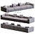 Elegant and Versatile Seating Solution 3D model small image 1