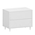 Elegant Nami Bedside Table 3D model small image 2