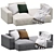 Ebi Corner Sofa by Divan.ru 3D model small image 9