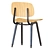 Modern Dining Set: Passerelle Table & Revolt Chair 3D model small image 5