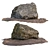 Decorative Park Stone Set 3D model small image 3