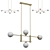 Two-tiered Glass Pendant Lighting 3D model small image 1