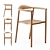Elegant Koyori Armchair in Russian Style 3D model small image 1