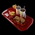 Mcdonald's Food Tray 3D Model 3D model small image 2