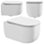 Ceramica Nova NOEL Rimless Toilet 3D model small image 1