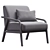 Sleek Modern Woody i4MARIANI Furniture 3D model small image 7