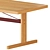 Modern Passerelle Dining Table Set 3D model small image 3
