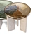 Murano Glass Coffee Table 3D model small image 3