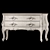 Italian Designer Ivory Nightstand 3D model small image 2