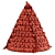 Christmas Fabric Tree Decoration 2015 3D model small image 3