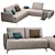 Italian Romance Sofa, Designer Collection 3D model small image 1