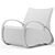 Modern Comfort Chair: Baleine 3D model small image 2