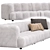 Quilton Modular Sofa Scandinavian Design 3D model small image 2