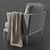 Atoll Leather Armchair - Modern Elegance 3D model small image 1