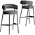 Modern Nena Bar Stool 3D model small image 3