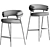 Modern Nena Bar Stool 3D model small image 5