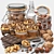 Decadent Chocolate Muffins & Nuts 3D model small image 1