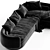 Modular Sofa System by Malouin 3D model small image 2