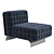 Modern Twiggy Armchair by Minotti 3D model small image 2