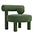 Sleek Gropius Armchair Design 3D model small image 2