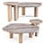 Organic Stone Coffee Table 3D model small image 1