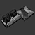 Flexform Gregory XL Sofa: Italian Luxury 3D model small image 6
