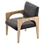 Modern Chair WILLIS by Cazarina 3D model small image 2